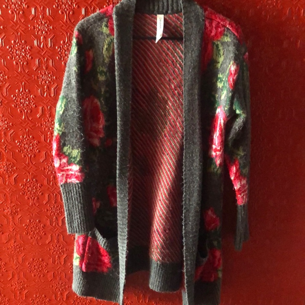 Floral cardigan